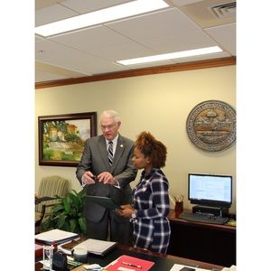 Plaid Shift Button-Down Dress